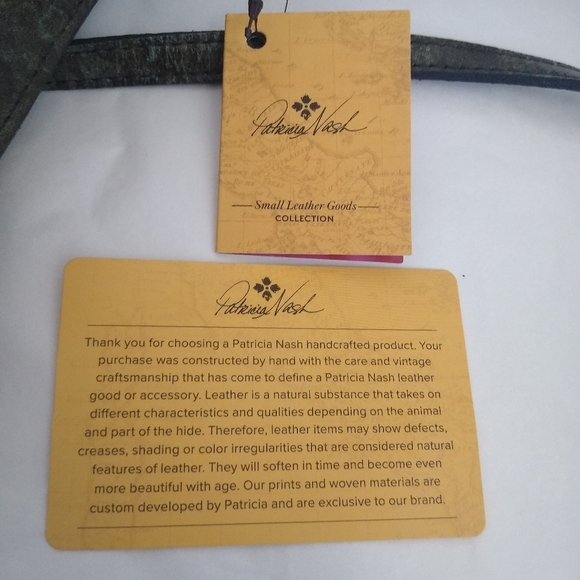 Patricia Nash P815133 Tooled Turquoise Leather Canicella Crossbody Purse… - Picture 7 of 15